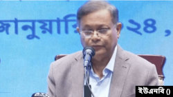 পররাষ্ট্র মন্ত্রণালয়ে সাংবাদিকদের সঙ্গে পররাষ্ট্রমন্ত্রী ড. হাছান মাহমুদ। ১৪ জানুয়ারি, ২০২৪।