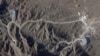 Foto satelit dari Planet Labs PBC ini menunjukkan pembangunan fasilitas bawah tanah baru di situs nuklir Natanz Iran dekat Natanz, Iran, 14 April 2023. (PBC Planet Labs via AP)
