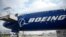 FILE - The Boeing 777X airplane is shown at the Paris Air Show in Le Bourget, north of Paris, France, on June 19, 2023. 