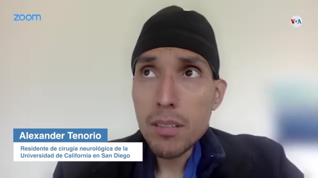 Alexander Tenorio, residente de cirugía neurológica en la Universidad de California en San Diego