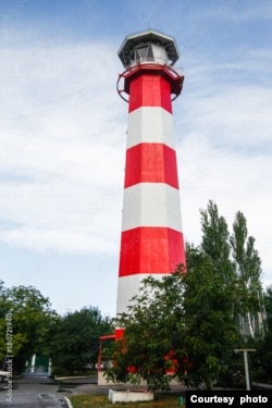 FILE - Upper lighthouse in the center of the city of Berdiansk, Ukraine. (Adobe Stock photo Photo by bartoshd)