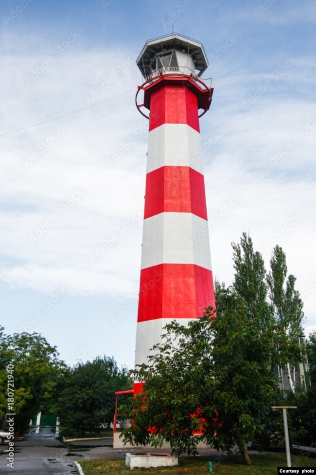 FILE - Upper lighthouse in the center of the city of Berdiansk, Ukraine. (Adobe Stock photo Photo by bartoshd)