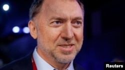 FILE - Russian billionaire Oleg Deripaska attends the St. Petersburg International Economic Forum (SPIEF) in St. Petersburg, June 17, 2022.