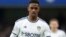 FILE - Leeds United's Junior Firpo vies for the ball during a match between Chelsea and Leeds United at at the Stamford Bridge stadium in London, March 4, 2023. Firpo will be among soccer players representing the DominIcan Republic at the Paris Olympics.