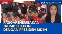 Laporan VOA untuk KompasTV: Pascapenembakan, Trump Telepon dengan Presiden Biden