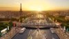 نمایی از شهر پاریس و برج مشهور ایفل