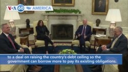 VOA60 America - Biden, Congressional Leaders Fail Again to Reach Agreement on Debt Ceiling