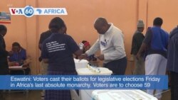 VOA60 Africa - Eswatini votes for parliament