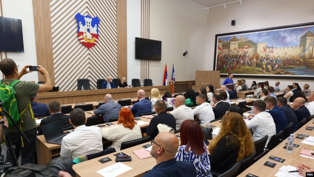 Konstitutivna sednica Skupštine Beograda na kojoj su izabrani predsednik i zamenik predsednika gradskog parlamenta (foto: FoNet)