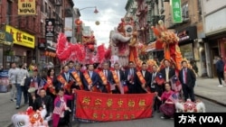 纽约侨界庆祝中华民国112年双十国庆大游行。（方冰拍摄）