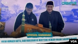 VOA Creative Talk: Ustaz Humaedi Hatta, dari Makassar ke New York Menjadi Imaam Taraweh Masjid