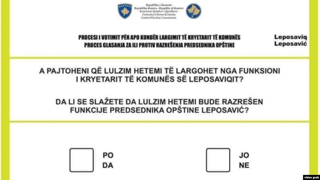 Votime në veriun e Kosovës për shkarkimin e kryetarëve të komunave