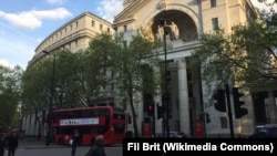 The Bush House building on the King's College London campus, shown here on April 23, 2017, is home to Lau China Institute. A British group raised concerns on July 28, 2024, about the institute's close ties with a Hong Kong businessman linked to the Chinese Communist Party.
