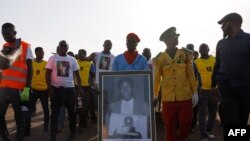 Les funérailles de Salif Keita, à Bamako, le 6 septembre 2023.