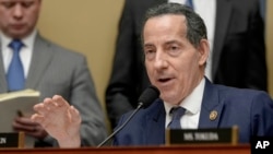 Rep. Jamie Raskin, D-Md., asks a question during a House Select Subcommittee on the Coronavirus pandemic with Dr. Anthony Fauci, the former Director of the National Institute of Allergy and Infectious Diseases, at Capitol Hill, June 3, 2024.