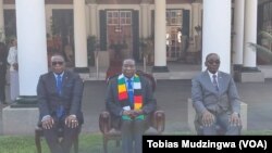 President Mnangagwa with VPs Chiwenga and Mohadi