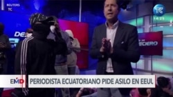 Traumatizado por asalto a estudio de TV, periodista ecuatoriano pide asilo en EEUU