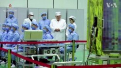 朝鲜领导人金正恩携女儿视察军用卫星站