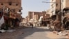 FILE - A view of a street in the city of Omdurman damaged in the year-long civil war in Sudan, April 7, 2024. 