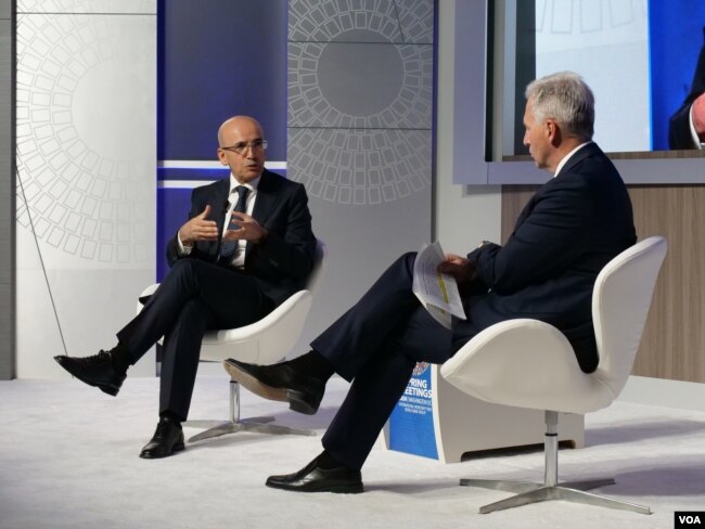 Hazine ve Maliye Bakanı Mehmet Şimşek, Washington'da IMF-Dünya Bankası Bahar Toplantıları'na katıldı.