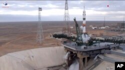 Peluncuran roket Soyuz Rusia dari Kosmodrom Baikonur, Kazakhstan dibatalkan 20 detik sebelum jadwal lepas landas hari Kamis (21/3).
