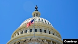 The Capitol dome is seen on Capitol Hill in Washington, July 30, 2023. (Photo by Diaa Bekheet)