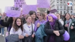 Marchas en Madrid en el Día de la Mujer