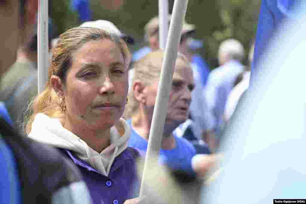  Протест на обединетите синдикати за поголеми работнички права, под мотото &bdquo;Ние работниците&ldquo;. Скопје, 1ви Мај, 2024 &nbsp; 