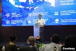 Menko Luhut Pandjaitan menjabarkan bahwa dalam mewujudkan kedaulatan dan kejayaan maritim, perlu adanya rencana tata ruang wilayah nasional terintegrasi berwawasan nusantara. (Foto:maritim.co.id)