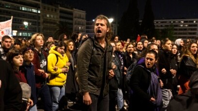 Eurozone crisis live: Thousands protest against Greek