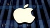 FILE: Logo Apple di pintu masuk toko Apple di 5th Avenue, Manhattan, New York, AS, 16 Oktober 2019. (REUTERS/Mike Segar)