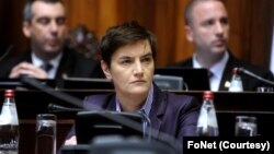 Premijerka Ana Brnabić na sednici Skupštine o bezbednosnoj situaciji, 24. maj 2023.