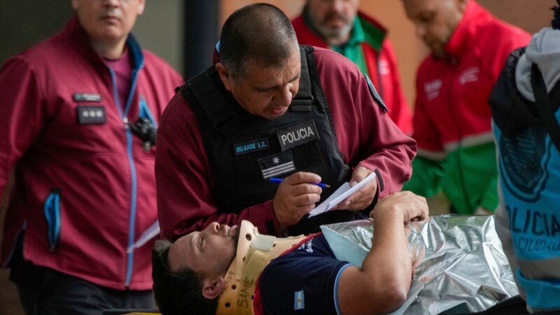 Buenos Aires train strikes a boxcar on the track, injuring dozens