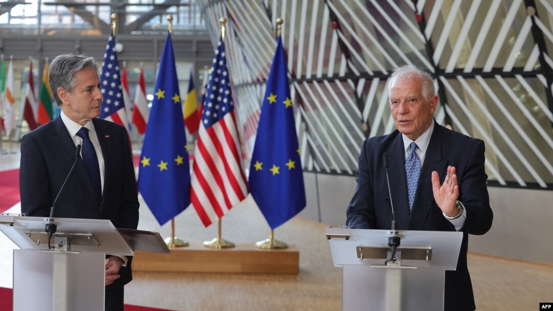 Ministri w'ububanyi n'amahanga w'Amerika, Antony Blinken na Josep Borrell ushinzwe ububanyi n'amahanga mu bumwe bw'Uburayi