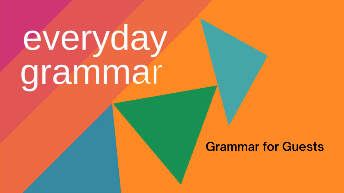Grammar for Guests - Vimarsana News