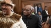 Rais wa zamani wa Afrika Kusini Jacob Zuma akiondoka katika Mahakama ya uchaguzi mjini Johannesburg, Aprili 8, 2024. Picha ya AP