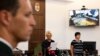Judge Dr. Leona Németh delivers a verdict on the case of the captain of a river cruise boat in Budapest, Sept. 26, 2023. Yuriy Chaplinsky, the captain of a boat that collided with another vessel in Hungary's capital in 2019 was found guilty of negligence