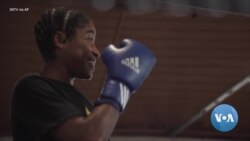 Cameroonian boxer Cindy Ngamba goes for gold in Paris with refugee team
