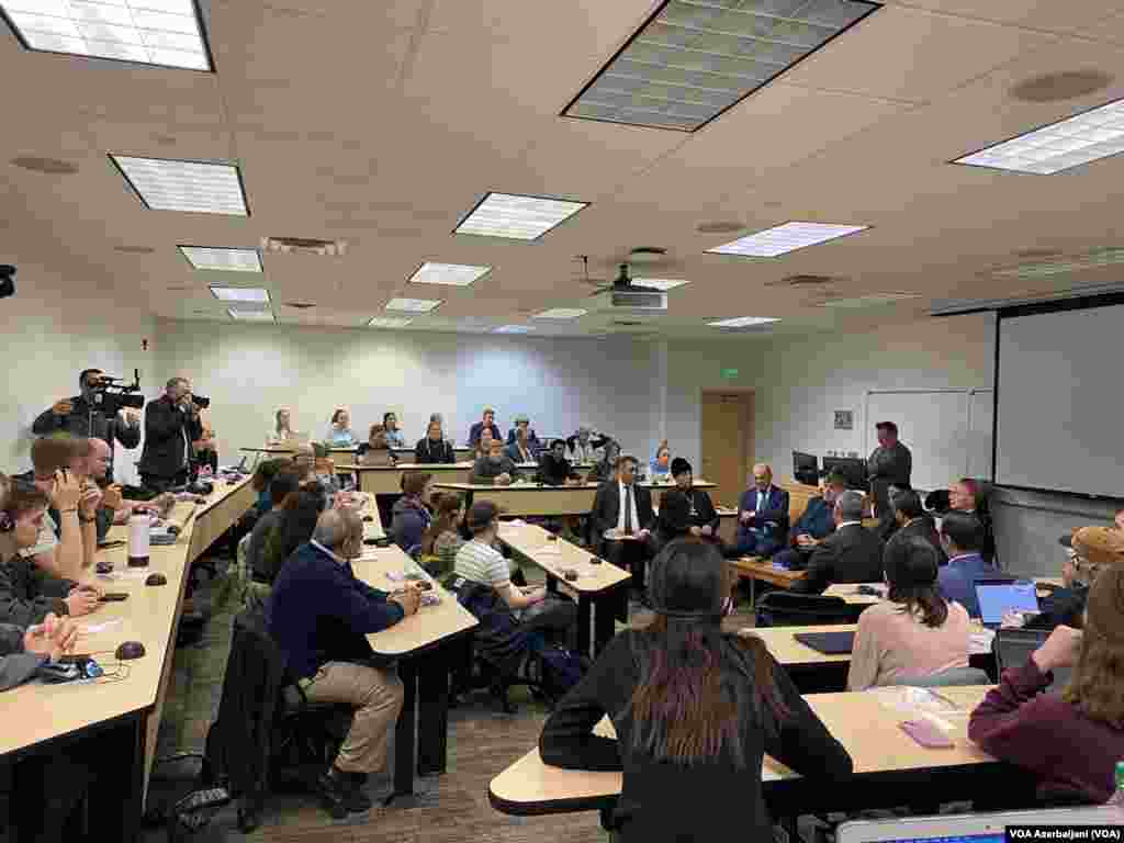 Azərbaycanın din xadimləri və dövlət qurumlarının rəhbərləri Yuta ştatının Brigham Young Universitetində dinlərarası dialoq mövzusunda müzakirələrdə iştirak ediblər, 2 mart, 2023. 