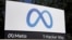 Logo kompanije Meta u čijem je vlasništvu Facebook