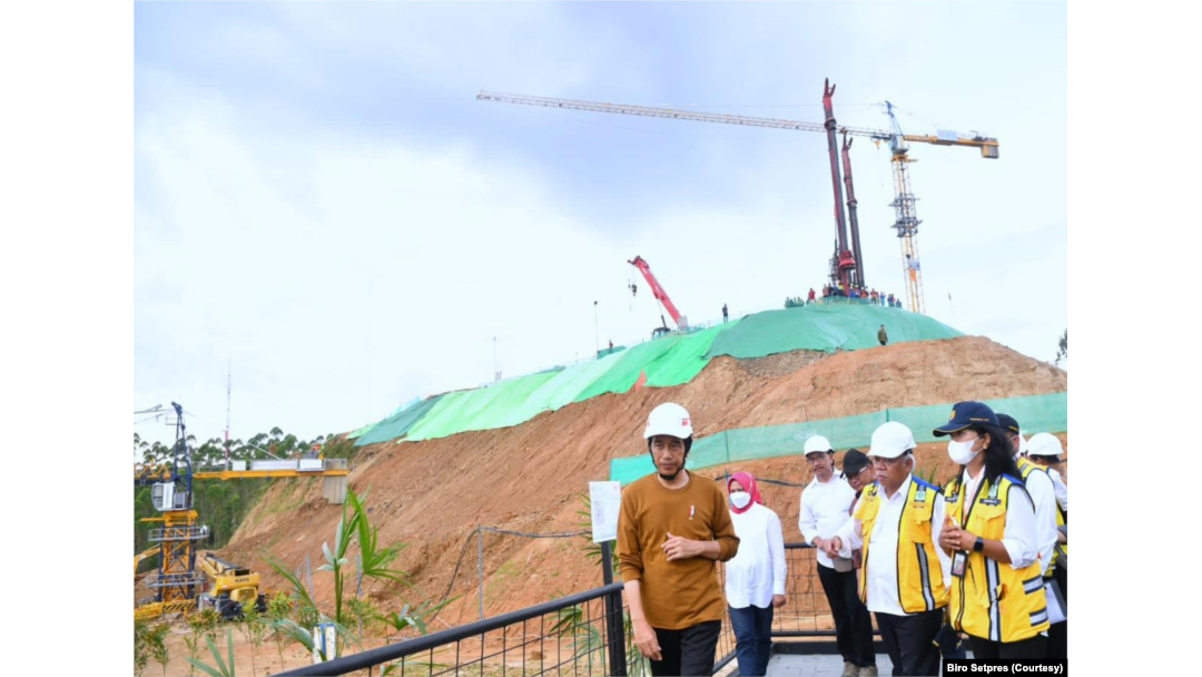Presiden Jokowi menegaskan bahwa hingga saat ini tidak ada kendala atau hambatan dalam pembangunan IKN Nusantara, baik dari sisi anggaran maupun tenaga kerja. (Foto: Courtesy/Biro Setpres)