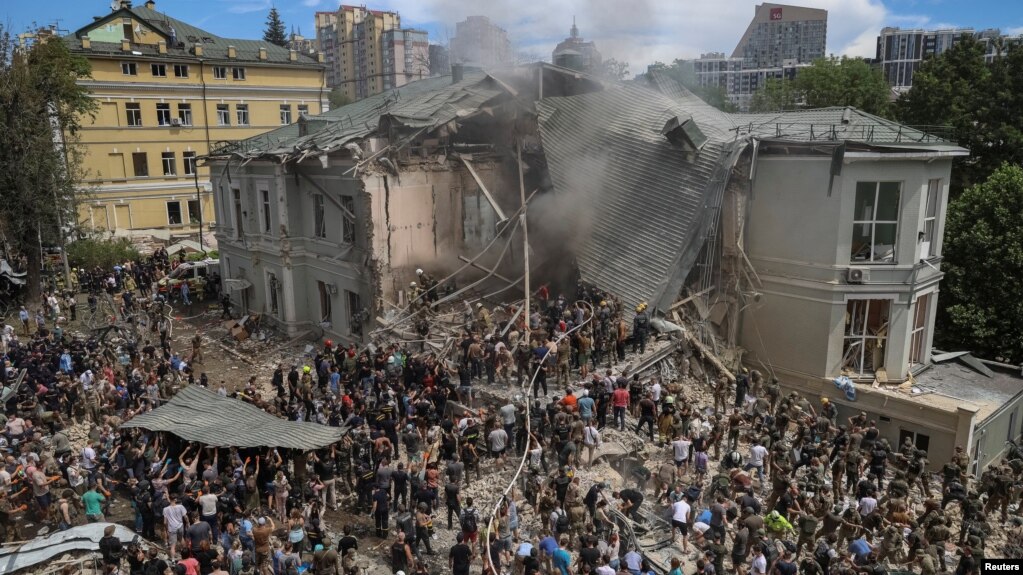 UKRAINE-CRISIS/ATTACK-KYIV