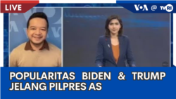 Laporan VOA untuk TVRI: Popularitas Biden dan Trump Jelang Pilpres AS 