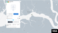 부르키나파소 선적의 용신(Yongxin)호가 북한 남포 일대에서 발견됐다. 자료=MarineTraffic
