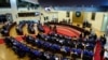 Vista general de una sesión extraordinaria del Congreso de El Salvador, en San Salvador, el 27 de marzo de 2022.