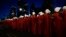 Israeli women's rights activists dressed as characters in the television series 'The Handmaid's Tale' protest plans by Prime Minister Benjamin Netanyahu's government to overhaul the judicial system, in Tel Aviv, Israel, March 11, 2023.