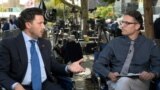 USA, New York, Dritan Abazovic acting Montenegro prime and minister minister during interview with VOA Serbian