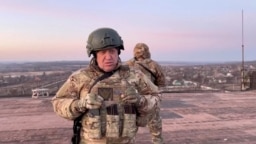 FILE - Yevgeny Prigozhin, founder of Russia's Wagner mercenary force, speaks in Paraskoviivka, Ukraine in this still image from an undated video released on March 3, 2023.