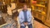 This video grab made from an unconfirmed video at an undisclosed location obtained by AFPTV, Aug. 30, 2023 shows deposed president Ali Bongo Ondimba calling on 'his friends around the world to make some noise' while under house arrest. (Photo by unknown source / AFP) 