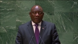 South Africa President Cyril Ramaphosa Addresses 78th UNGA